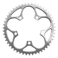 PLATEAU ROUTE 5BRA D.110 STRONGLIGHT 50DTS EXTERIEUR ARGENT ALU 7075 TYPE SHIMANO 9/10V.