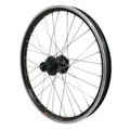 WHEEL FOR MTB 20" -REAR- KARGO DISC/V-brakes FOR E-BIKE - ALUMINIUM BLACK-DOUBLE WALLED- SHIMANO HUB M475 DISC 6 HOLES -CASSETTE 10/9/8 Speed. (REINFORCED) STAINLESS SPOKES