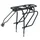 LUGGAGE RACK-REAR- ON STAYS - BASIL - ALUMINIUM BLACK-  FOR 28"/26"/700C COMPATIBLE MIK GAMME BASIL RANGE - max load 30kgs- COMPATIBLE DISC BRAKES