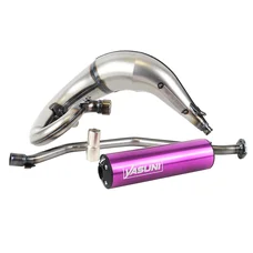 POT 50 A BOITE YASUNI CROSS ML VERNI POUR BETA 50 RR 2012> (PASSAGE HAUT A DROITE) (SILENCIEUX VIOLET)  -TUB807TF-B57-