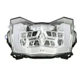 FEU ARRIERE MOTO ADAPTABLE YAMAHA 900 MT-09 2017> TRANSPARENT A LEDS AVEC CLIGNOTANT INTEGRE  (HOMOLOGUE)  -AVOC-