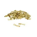 COSSE ELECTRIQUE LAITON NON ISOLEE PLATE FEMELLE 2.8 x 1 RS 7785   (VENDU AU SACHET DE 50 PIECES)  -SELECTION P2R-