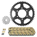 KIT CHAINE ADAPTABLE KAWASAKI 650 NINJA EX ABS 2017>2020  520  15x46  (DIAM COURONNE 80/104/10.5)  (DEMULTIPLICATION ORIGINE)  -AFAM-