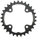PLATEAU VTT 4BRA D.80 POUR SRAM X0-XX-X9-X7 STRONGLIGHT DOUBLE 29DTS INTERIEUR NOIR CT2  10V. - EPAISSEUR 3.5mm