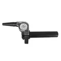 THROTTLE HANDLE FOR MOTORBIKE /SCOOTER/MOPED - DOMINO FORMULA -  ALUMINIUM BLACK - WITHOUT GRIPS.