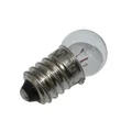AMPOULE/LAMPE VELO  6V  0,6W  STANDARD E-10 GRAISSEUR BLANC A VISSER (FEU DE POSITION ARRIERE) (VENDU A L UNITE)  -FLOSSER-