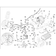 01_Tuyaux de frein avant - Maître-cylindre de frein