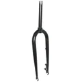 FORK- FOR MTB 26 " FAT BIKE BLACK - THREADLESS STEERER Ø 1"1/8-28.6 INNER FOR DISC BRAKE - STEERER 220mm