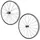 ROUES ROUTE PATIN BLOCAGE 700 MICHE MOYEU REFLEX A ROULEMENT NOIR 11 / 10 / 9V SHIMANO (AVANT + ARRIERE)