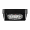 ECLAIRAGE DE PLAQUE IMMATRICULATION REPLAY RECTANGLE 4 LEDS PLASTIQUE NOIR (HOMOLOGUE CE)