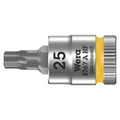 WERA 8767 A ZYKLOP TORX SOCKET 1/4 Ø 25 mm Long 28 mm (Sold per unit)  -German tools for workshop.