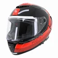 CASQUE INTEGRAL MT THUNDER 4 SV R25 B35 NOIR/ROUGE BRILLANT   S  (DOUBLE ECRANS / PINLOCK READY / FOGOFF READY) (ECE 22.06)