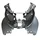 FRONT SHIELD - "PIAGGIO GENUINE PART" 300-500 MP3 BUSINESS 2009>2014 GRIS 773/B 
 -67257100H