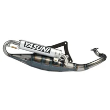 POT SCOOT YASUNI R VERNI POUR PIAGGIO 50 ZIP 2T, TYPHOON, NRG/GILERA 50 STALKER, RUNNER, DNA  (SILENCIEUX ALU)  -TUB420-