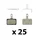PLAQUETTE DE FREIN VTT SHIMANO DEORE M515,M486,M485,M575,M395, MT200 ... (SHIMANO ORIGINE RESINE) -B05S (BOX DE 25 PAIRES)