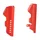 RADIATOR SIDE COVERS FOR YAMAHA 700 MT-07 2014>2017 RED (PAIR)  -AVOC-