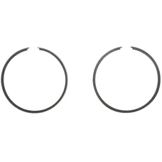 PISTON RING FOR 50CC MOTORBIKE  FOR MINARELLI 50 AM6/MBK 50 X-POWER, X-LIMIT/YAMAHA 50 TZR, DTR/PEUGEOT 50 XPS/RIEJU 50 RS1/BETA 50 RR/APRILIA 50 RS 1995>2005 (COMPATIBLE AM6 K1) (SOLD PER PAIR)  -P2R PREMIUM-