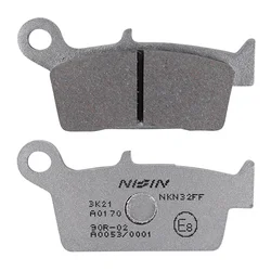 PLAQUETTE DE FREIN NISSIN POUR GAS GAS 300 EC 2000>2010 AR / SUZUKI 250 RM 1996>2008 AR / YAMAHA 250 WR X 2008>2013 AR (2P-219NS) (SEMI METAL)