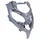 CARENAGE/FACE AVANT ORIGINE PIAGGIO 400-530 MP3 2022> GRIS TITANIO EZ -1B011680000EZ-