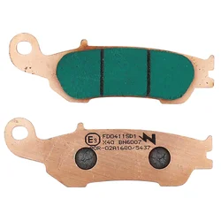 PLAQUETTE DE FREIN NEWFREN POUR YAMAHA 125 YZ 2008>2024, 250 YZ 2008>2023, 450 YZ F 2016>2024 AV / FANTIC 125 XE 2021>, 250 XEF 2021> AV (L 94.5mm - H 32mm - P 7.5mm)  (FD0411SD)  (DIRT METAL FRITTE)