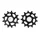 DERAILLEUR PULLEY SHIMANO 11 SPEED. XT M8100/8120 (SET OF 2)