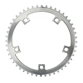 CHAINRING FOR TRACK BIKE- 5 Arms- 46T.Ø 144 ALUMINIUM SILVER 7075 FOR CHAIN 3.17mm (1"1/8) TA