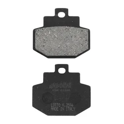 BRAKE PADS -POLINI FOR PIAGGIO 125 SUPER HEXAGON GTX, 125 VESPA GT, 300 VESPA GTS  (L 55.2mm - H 49mm - thk7mm)  (174.0024)  (ORIGINAL)