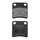 PLAQUETTE DE FREIN POLINI POUR PEUGEOT 50 TWEET 2014> AV / DAELIM 50 E-FIVE 2003> AV, 50 S-FIVE 2006> AV / CAGIVA 125 WR 1993> AR  (L 41mm - H 43mm - P 7,7mm) (174.0132) (ORIGINAL)
