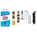 REPAIR KIT -  FOR BICYCLE INNER TUBE-  WELDTITE FOR MTB -WITH TOOLS -IN BOX (4 PATCHS 18mm + 2 PATCHS 28x18mm + GLUE 5g + SCRAPPER + CHALK + 3 TYRE LEVERS + 2 ALLEN KEYS 5 + 6 mm) WITH INSTRUCTIONS