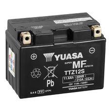 BATTERIE 12V 11 Ah TTZ12S YUASA MF SANS ENTRETIEN LIVREE AVEC PACK ACIDE  (Lg150xL87xH110mm)