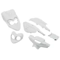FAIRINGS/BODY PARTS FOR SCOOT  MBK 50 BOOSTER NG, ROCKET NEW MODEL/YAMAHA 50 BWS BUMP, SPY NEW MODEL WHITE GLOSS  (6 PARTS KIT)