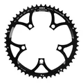 PLATEAU ROUTE 5BRA D.110 MICHE 52DTS EXTERIEUR TYPE SHIMANO ET CAMPAGNOLO  RECORD CARBON - CHORUS CARBON - CENTAUR ALU 9/10V. NOIR
