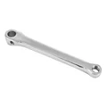 MANIVELLE GAUCHE TYPE THUN LONGUEUR 170 mm ACIER ARGENT (AVEC EMPLACEMENT POUR CLAVETTE 15 mm)  -SELECTION P2R-