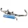 POT SCOOT YASUNI Z VERNI POUR PIAGGIO 50 ZIP 2T, TYPHOON, NRG/GILERA 50 STALKER, RUNNER, DNA  (SILENCIEUX BLEU AZUR)  -TUB418A-