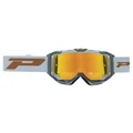 MASQUE/LUNETTES CROSS PROGRIP 3303 FL VISTA MULTILAYERED GRIS FONCE/GRIS ECRAN MIROIR ORANGE ANTI-RAYURES/ANTI U.V./ANTI-BUEE (HOMOLOGUE CE-EN-N° AC-96025 REV.2)