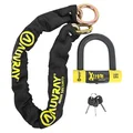 ANTIVOL A CHAINE AUVRAY XTREM LASSO 1.00M MAILLON DIAM 13.5 mm AVEC U XTREM MEDIUM (CLASSE SRA CHAINE + U)