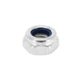 HEX NUT - NYLSTOP TYPE M8 GALVANIZED STEEL (SOLD PER 10). -SELECTION P2R