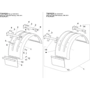 Logement roue - Garde boue