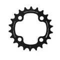 CHAINRING FOR MTB - 4 Arms- DOUBLE/TRIPLE 32T.Ø 104 -OUTER- CHINOOK ALUMINIUM BLACK- TA FOR SHIMANO / SRAM / RACE FACE / FSA 10/11 SPEED-. COMPATIBLE IN MID POSITION FOR TRIPLE