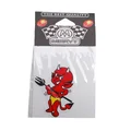 STICKER MERYT SMALL RED DEVIL WITH TRIDENT (8x8,5cm)