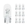 AMPOULE/LAMPE STANDARD 12V  5W CULOT W2,1x9,5d NORME W5W WEDGE BLANC (COMPTEUR ET CLIGNOTANT) (BOITE DE 10)  -FLOSSER-