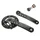 CHAINSET FOR MTB- SUNRACE 10 Speed MS10 -ALUMINIUM- BLACK 175mm 40-30-22  INTEGRATED WITH CUPS