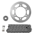 KIT CHAINE ADAPTABLE KAWASAKI 125 Z125 2019>2024  428  16x56  (DEMULTIPLICATION ORIGINE)  -SUPERSPROX-
