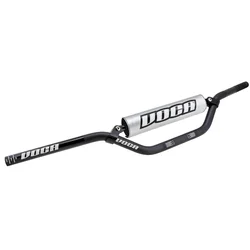 HANDLEBAR FOR 50cc MOTORBIKE VOCA CROSS - ALUMINIUM T6 - Ø22,2mm W 805mm H94mm -  BLACK WITH PAD GREY