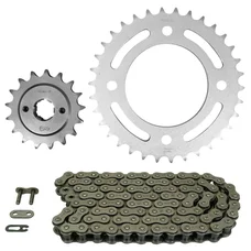 KIT CHAINE ADAPTABLE HONDA 500 CB F 1975>1977, CB 1975>1977  530  17x34  (DIAM COURONNE 94/124/10.5)  (DEMULTIPLICATION ORIGINE)  -AFAM-