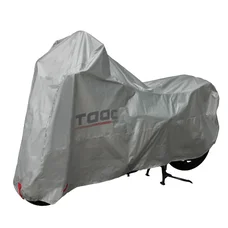 HOUSSE/BACHE DE PROTECTION MOTO TAAC EASY POLYESTER HYDROFUGE TAILLE L GRIS (219x90x127cm) (SANGLE ANTI-FLOTTEMENT/OEILLET ANTIVOL)