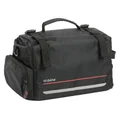 TOP-RACK TOURING  BAG FOR CYCLING -REAR- ZEFAL Z TRAVELER 60 - ON REAR LUGGAGE RACK- UNIVERSAL 20L POLYESTER WATERPROOF-BLACK (32x18x22cm)