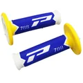 GRIP- PROGRIP OFF ROAD 788 TRIPLE DENSITY SPECIAL EDITION  WHITE/BLUE/YELLOW 115mm (PAIR) (CROSS/MX)