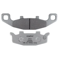 PLAQUETTE DE FREIN NISSIN POUR KAWASAKI 1100 ZEPHYR AR, 1100 ZZR 1990>2001 AR, 1000 ZX-10 1988>1990 AV/AR, 550-750 ZEPHIR AV / HYOSUNG 250-600 COMET 2002> AV (2P-252NS) (SEMI METAL)