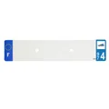 BANDE PLAQUE AUTO 520x110 POUR PVC VIERGE DEP.974/EURO (VENDU A L'UNITE)